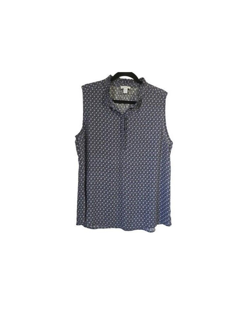 Carolina Belle Women's Sleeveless Patterned Blouse XL